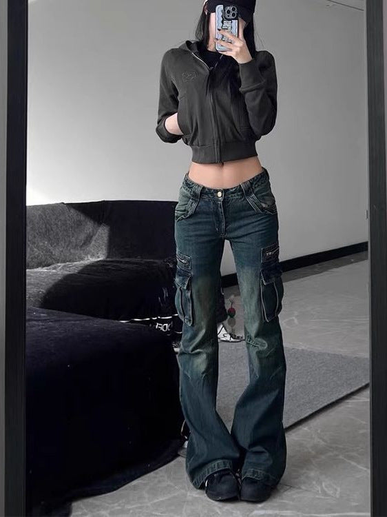 Jean Flare Y912™ Premium Mujer | Denim Acampanado Tiro Bajo Vintage