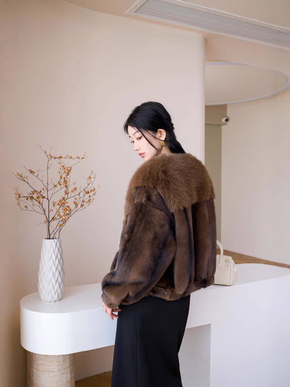 Abrigo Élora™ | Chaqueta Femenina Luxury Efecto Piel de Invierno