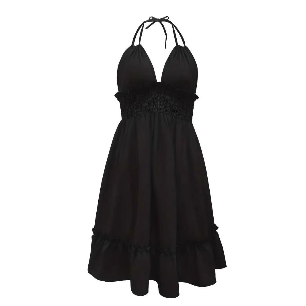 Vestido Soleil™ Premium Mujer | Falda Midi Tirantes Escote V
