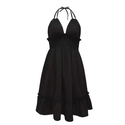 Vestido Soleil™ Premium Mujer | Falda Midi Tirantes Escote V