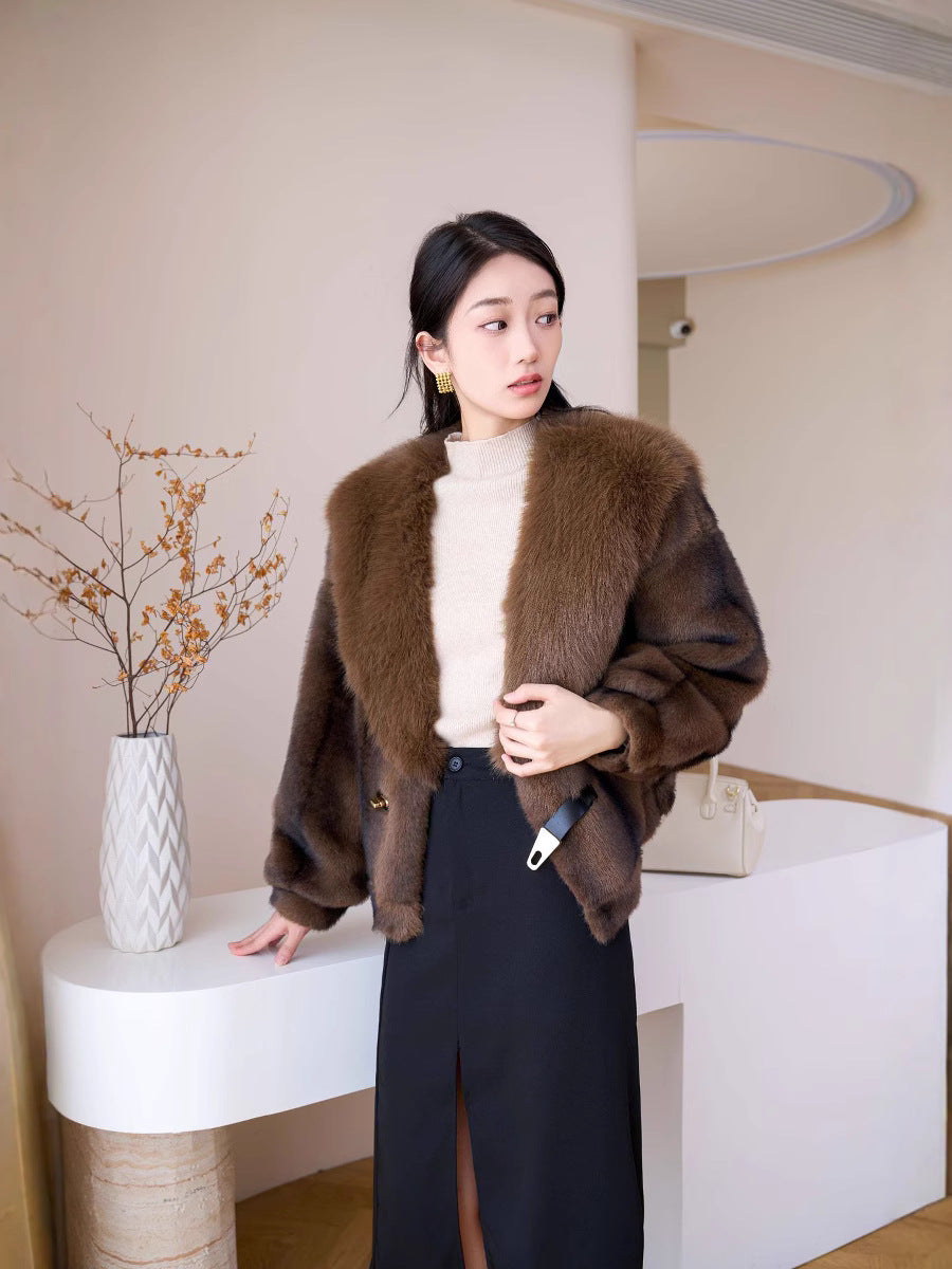 Abrigo Élora™ | Chaqueta Femenina Luxury Efecto Piel de Invierno