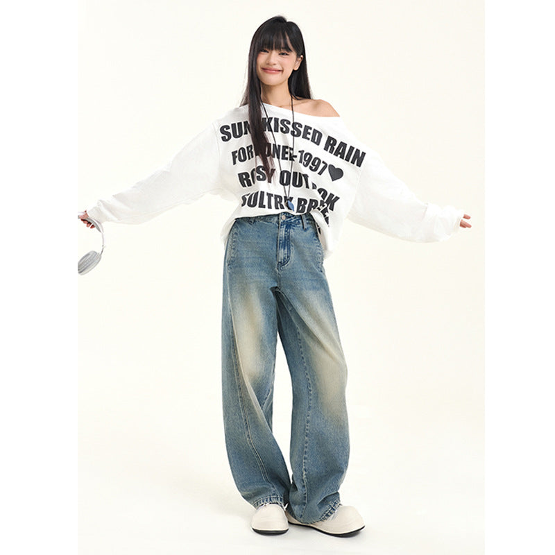 Jean Hanami™ Premium Mujer | Wide Leg Tiro Alto Estilo