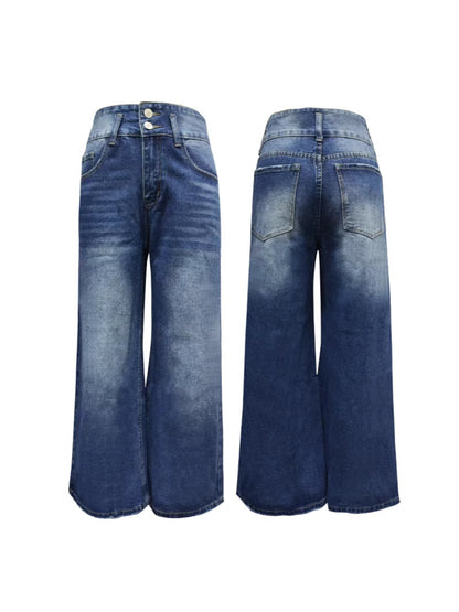 Jean Denim Luxe™ Premium Mujer | Pantalón Wide Leg Tiro Medio