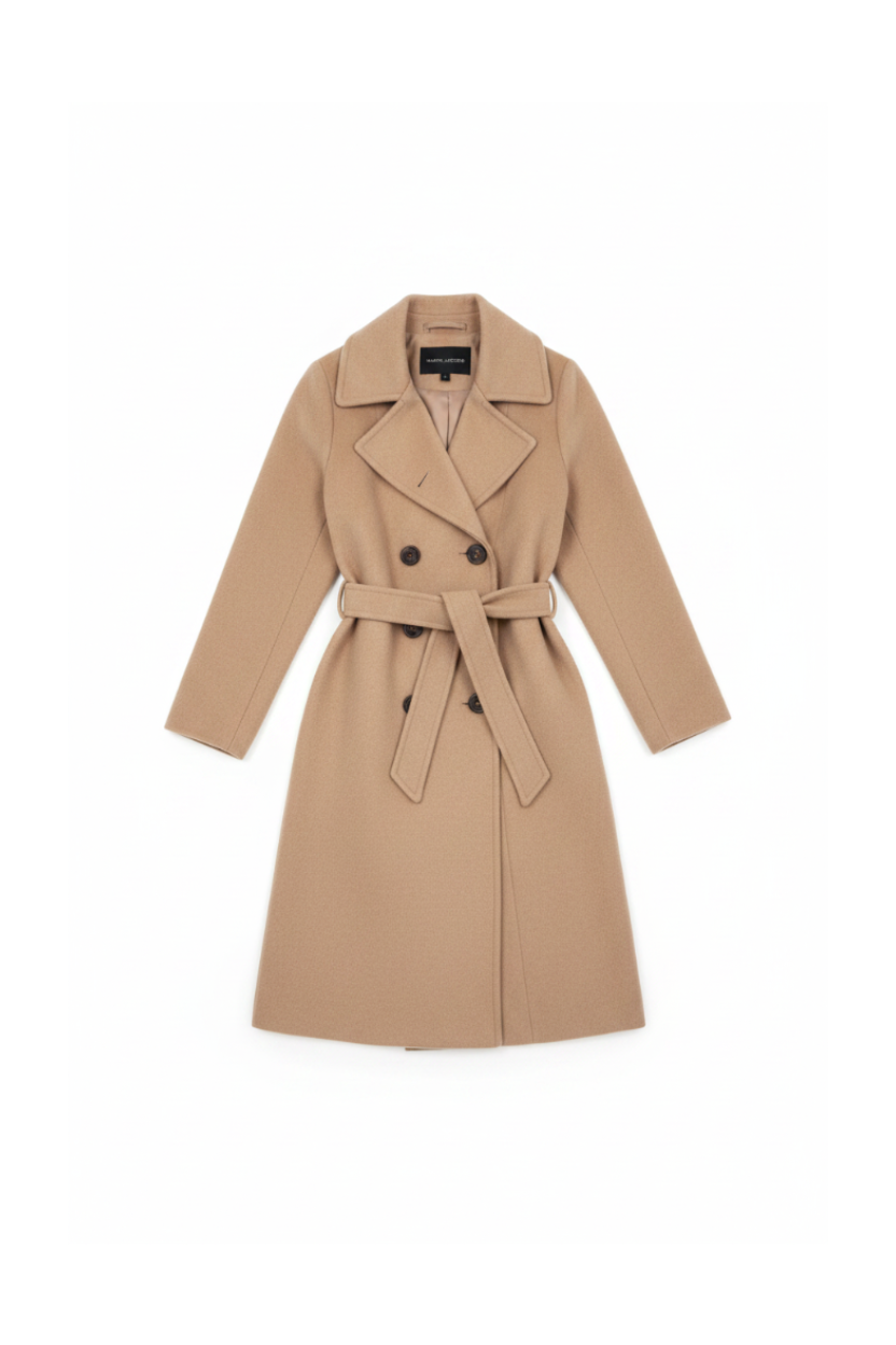 Abrigo Midi con Lazo | Elegance Collection™ — Corte Slim Femenino