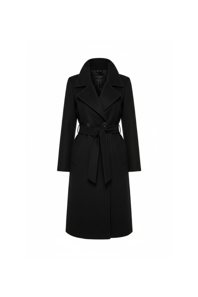 Abrigo Midi con Lazo | Elegance Collection™ — Corte Slim Femenino