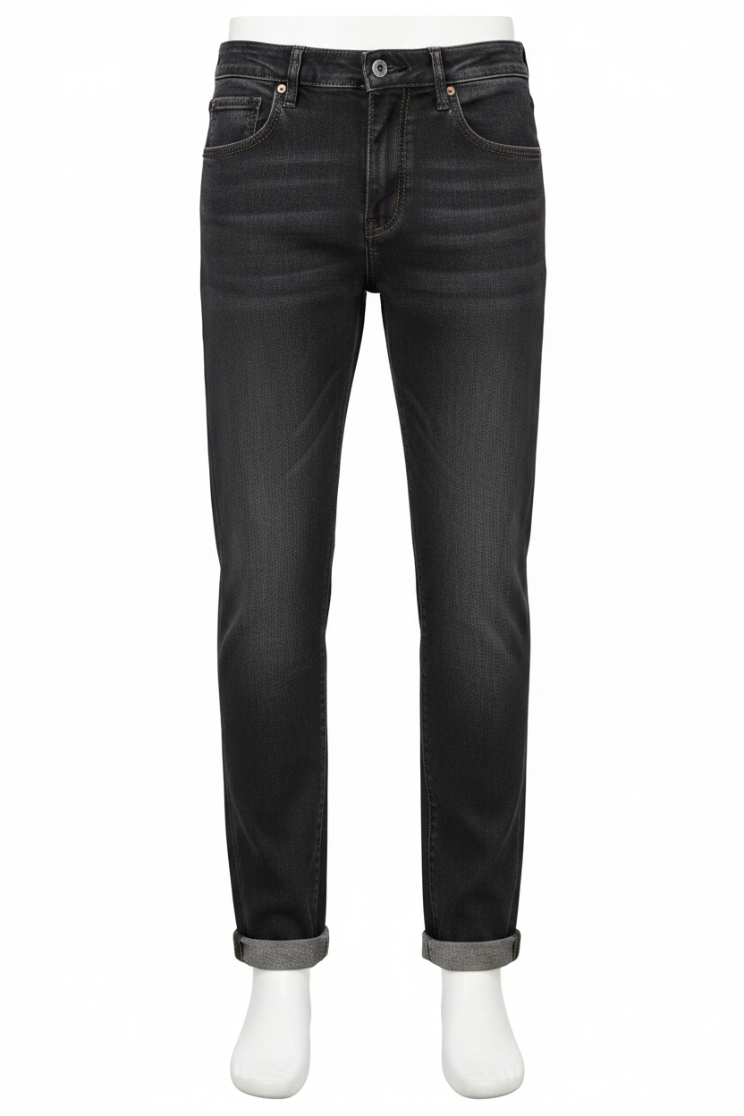 Jean - Gris oscuro sutil