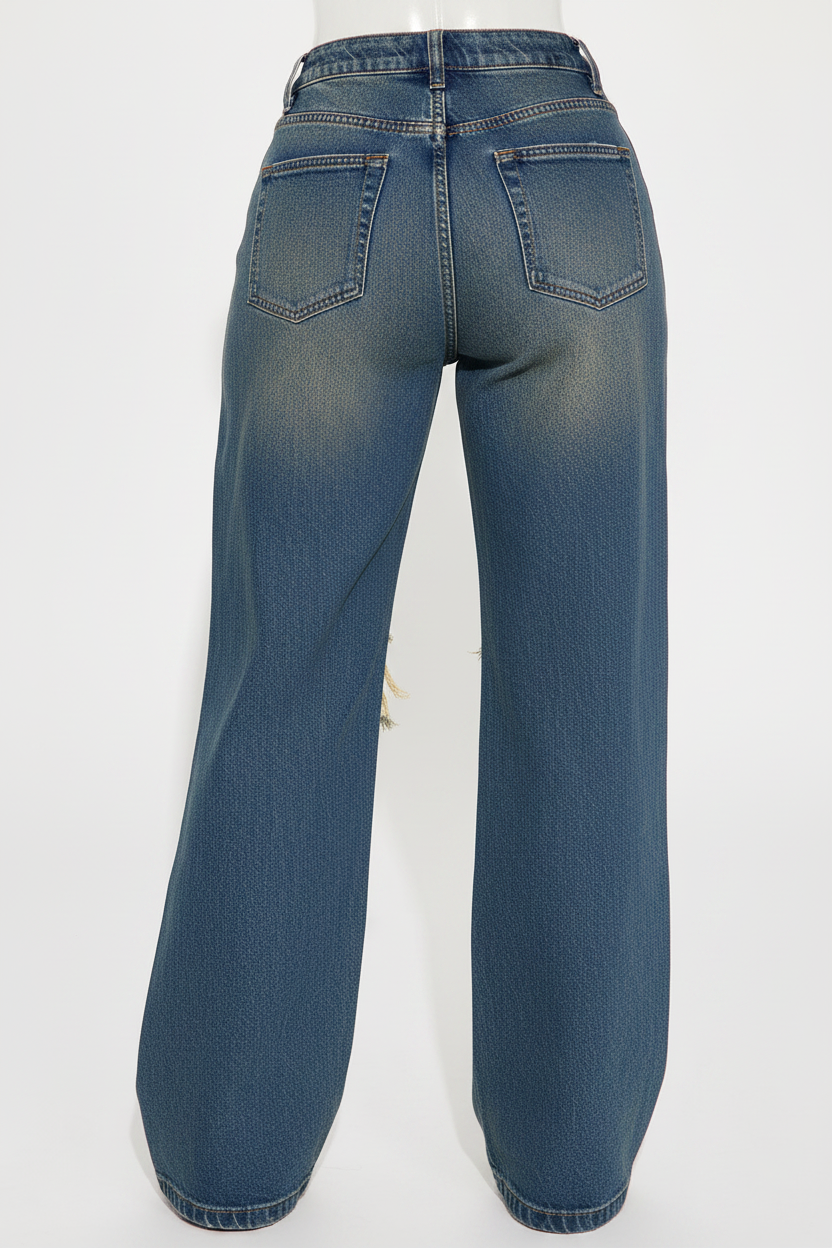Jean Wide Leg H003™ — Vista Trasera