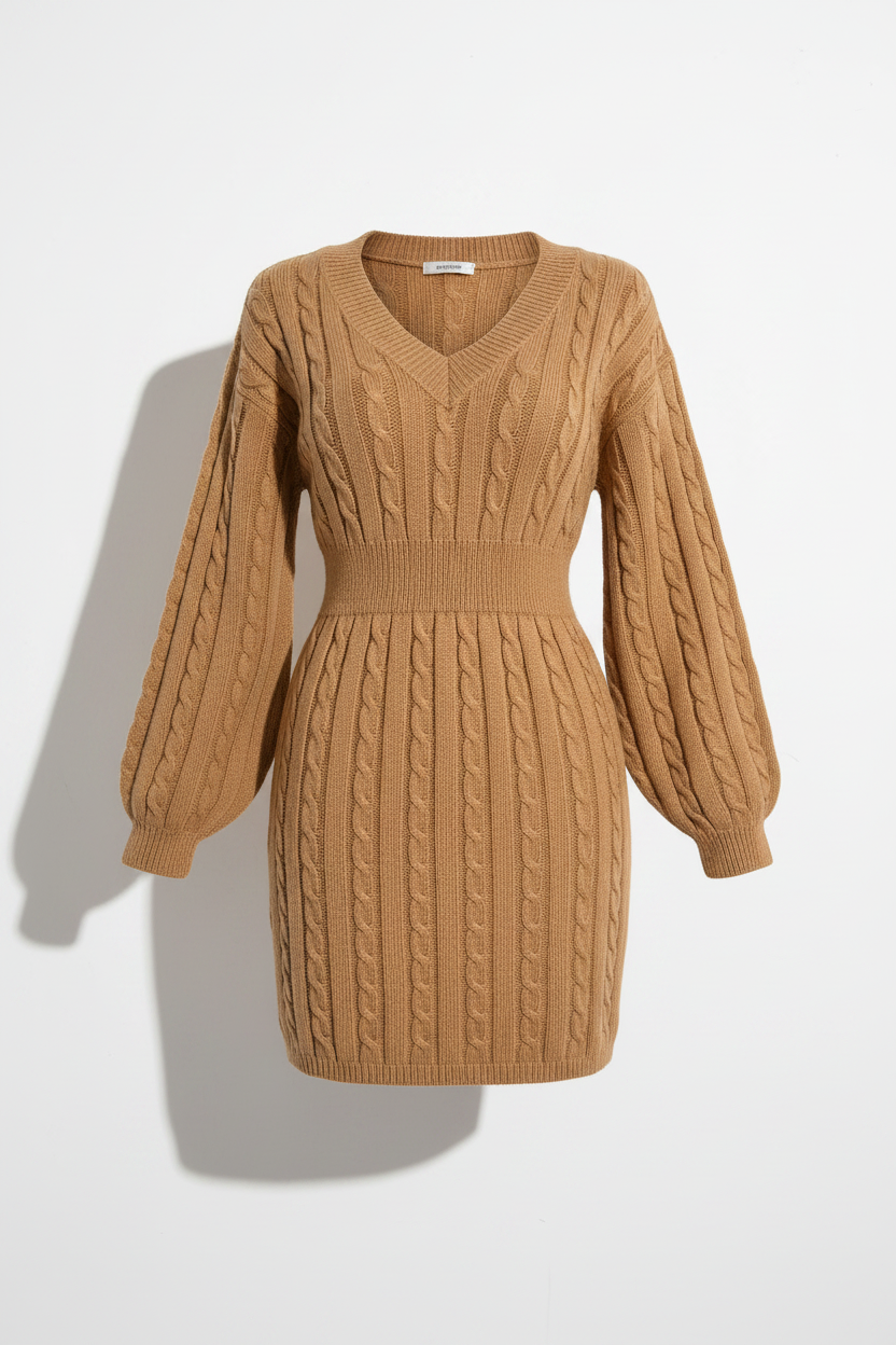 Vestido Lumière™ Camel Vivo
